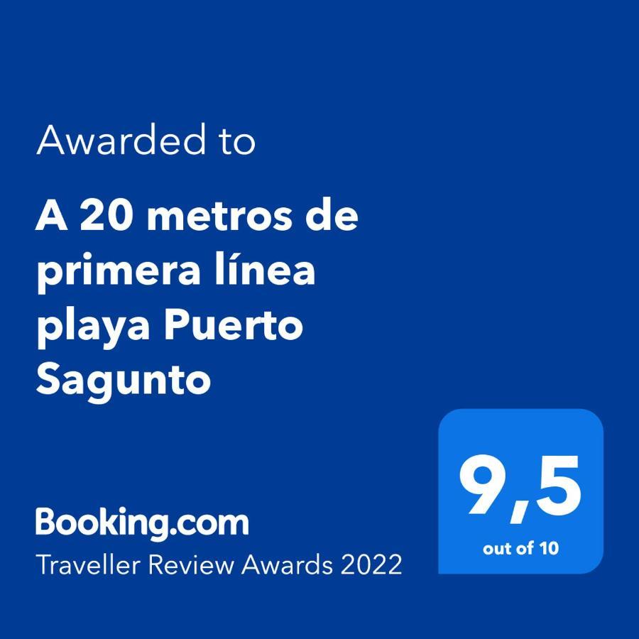 A 20 Metros De Primera Linea Playa Puerto Sagunto Ascensor Wifi Dış mekan fotoğraf